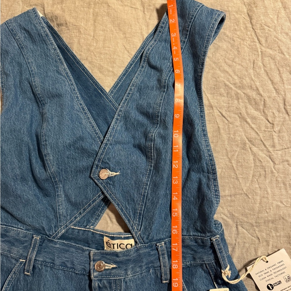 Etica Alina Blue Denim Jumpsuit- Anthropologie - Picture 8 of 12
